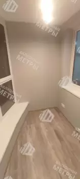 Отделка балкона с утеплением в многоквартирном доме