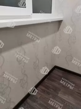 Остекление и отделка балкона под ключ панелями ПВХ и ламинатом