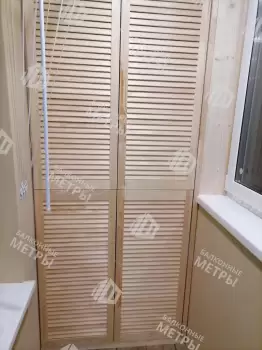 Остекление балкона и установка шкафа и сушилки