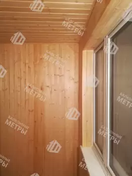 Остекление и отделка балкона Сапожок