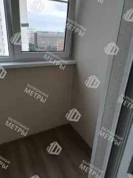 Отделка балкона Сапожок под ключ с утеплением