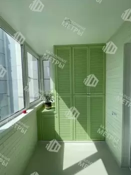 Зона отдыха с оранжереей на лоджии