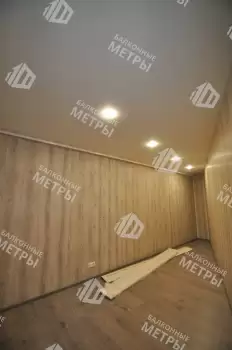 Отделка балкона под ключ с теплым остеклением ПВХ Brusbox